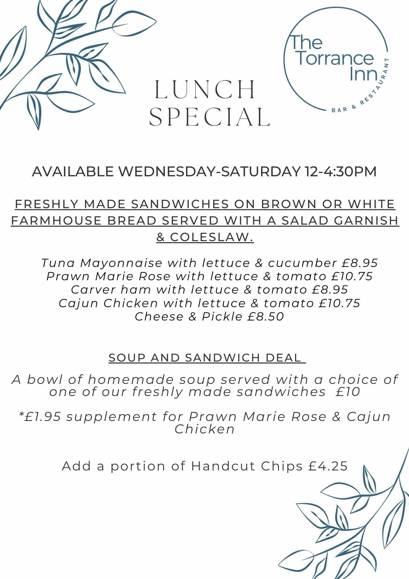 Lunch Menu