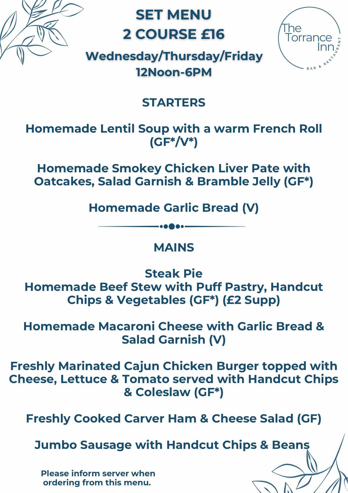 Set Menu